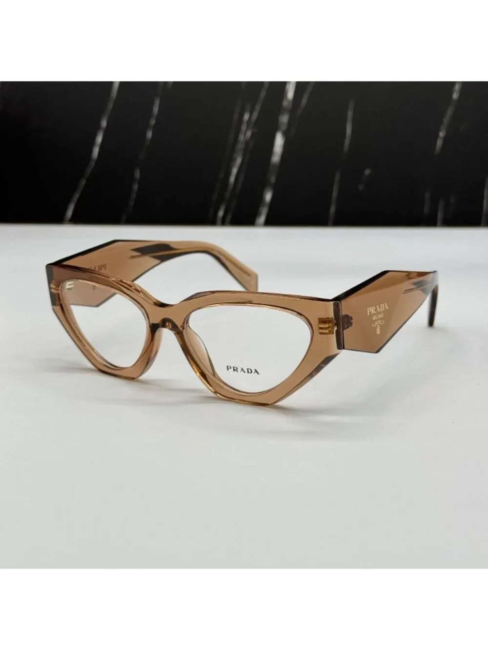 NWT Prada PRC07V 20H1O1 Gray Women Eyeglasses PR C07V